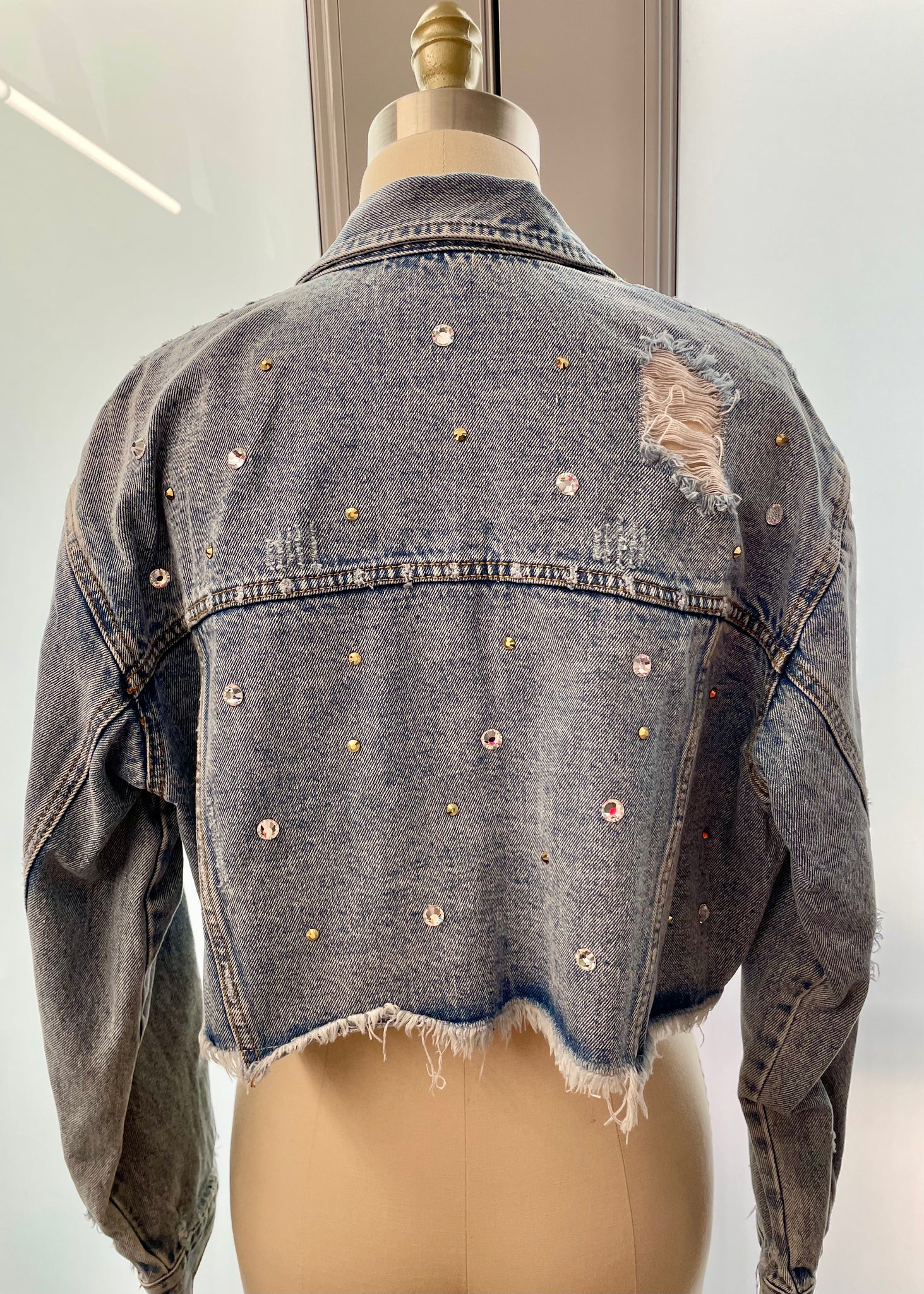 Beaded Denim Jacket