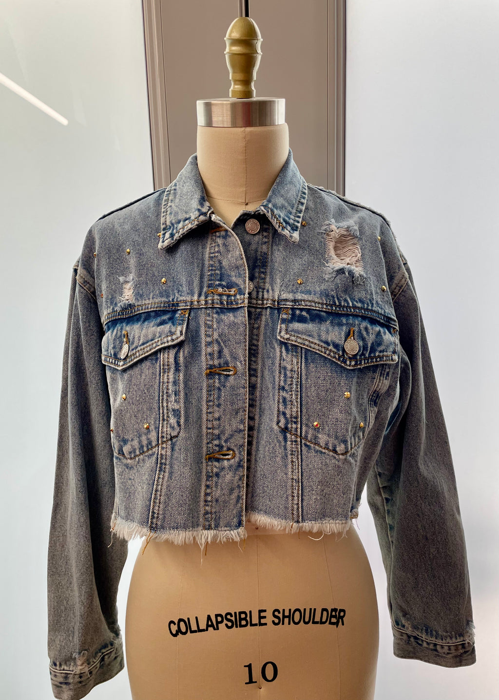 Beaded Denim Jacket