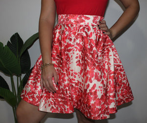 Red Leaves Skirt