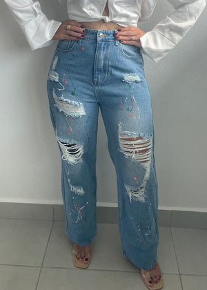 Splash Paint Jeans