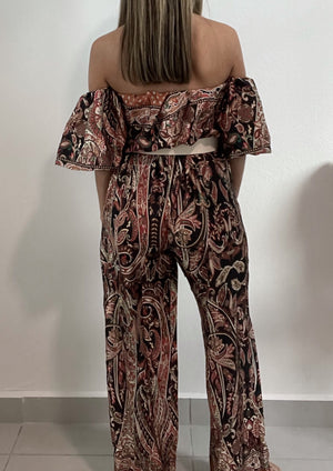 Fall Printed Jumpsuit