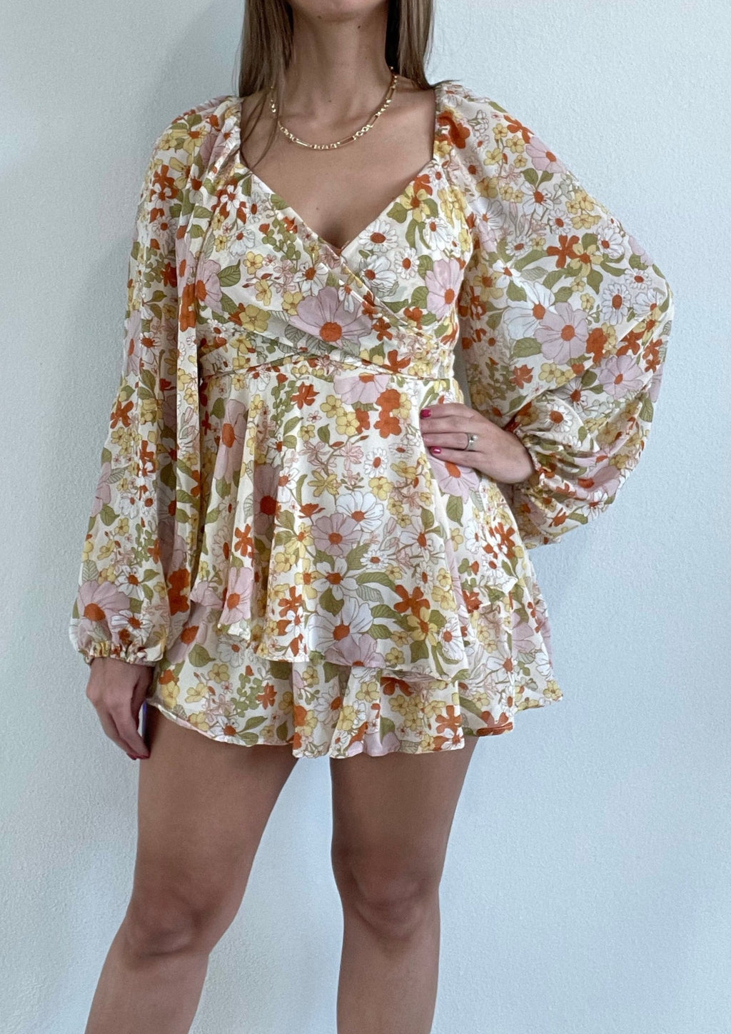 Spring Flower Romper