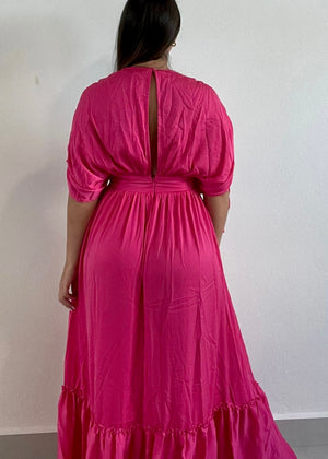 Hot Pink Maxi Dress