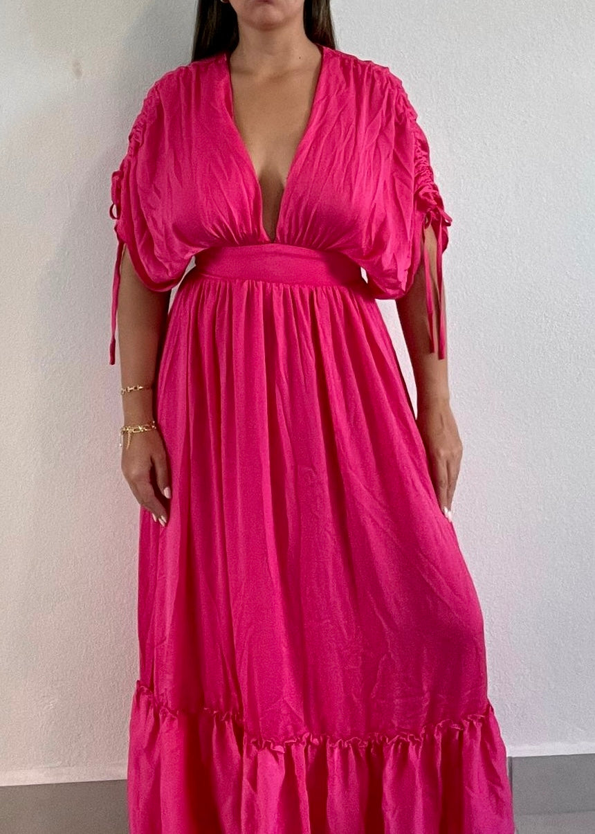 Hot Pink Maxi Dress